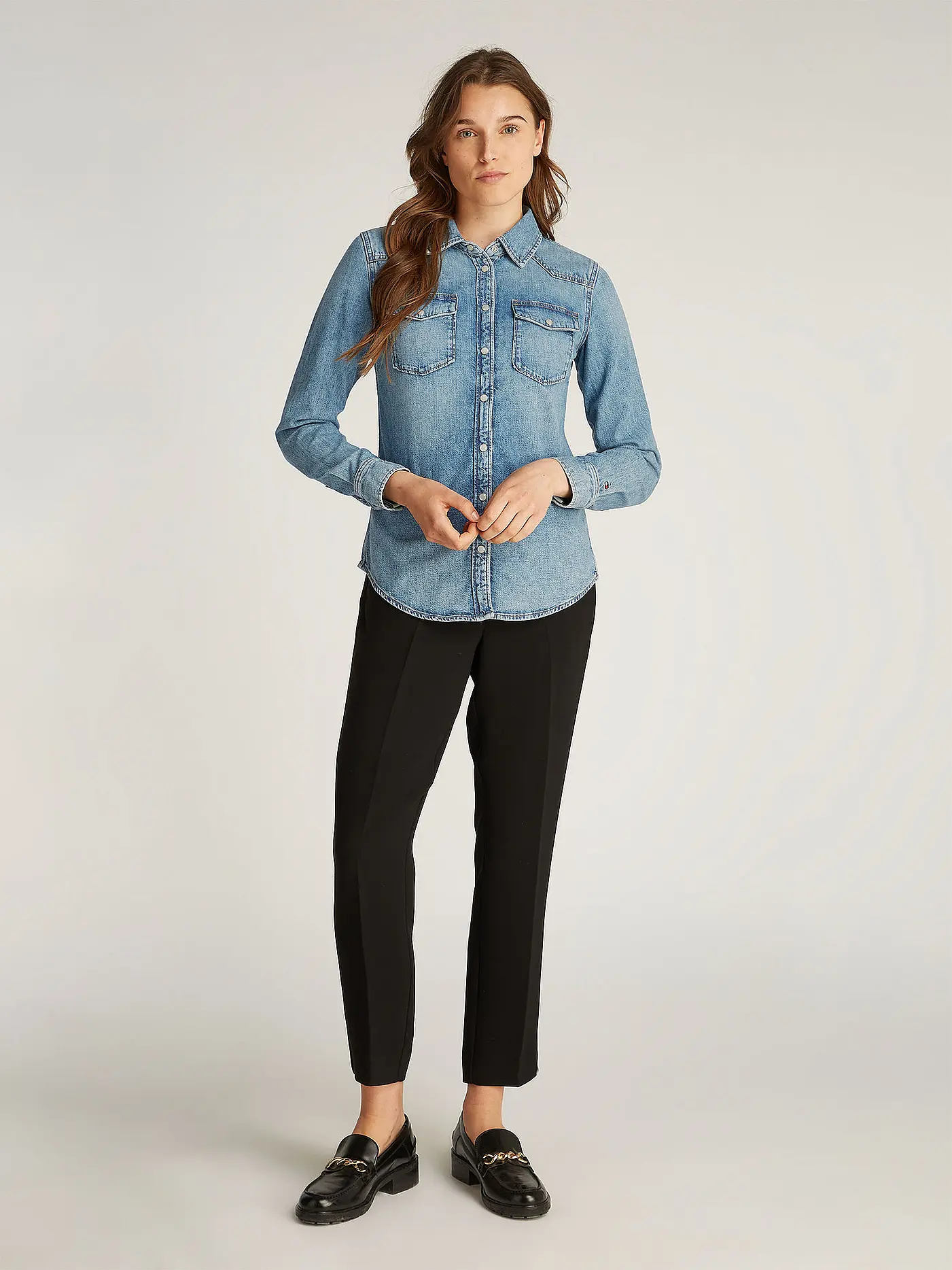 TOMMY HILFIGER | Jeansbluse | 